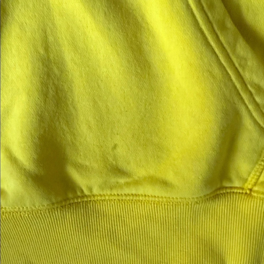 Champion Bright Yellow Pullover Hoodie youth large
